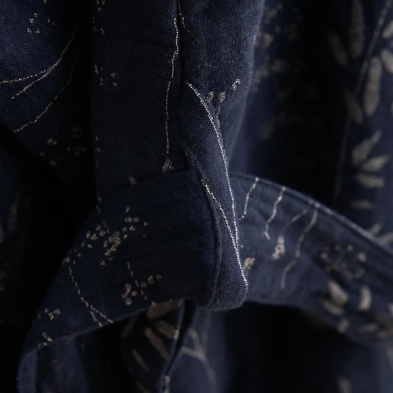 Garden Floral Organic Cotton Kimono Robe