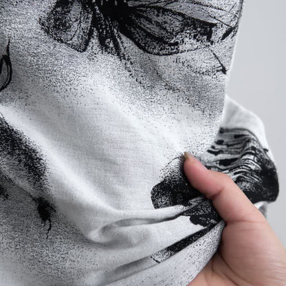 Watercolor Floral Organic Cotton Kimono Robe