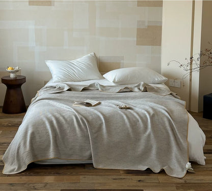 Geometric Floral 4-Layer Yarn-Dyed Gauze Quilt