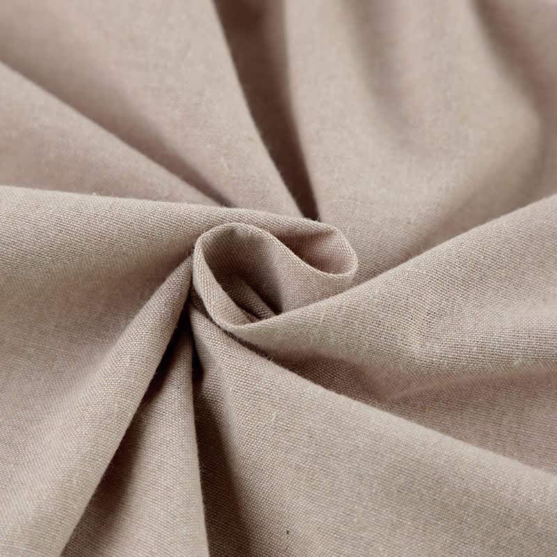 Casual Cotton Linen Tie Strap Nightdress