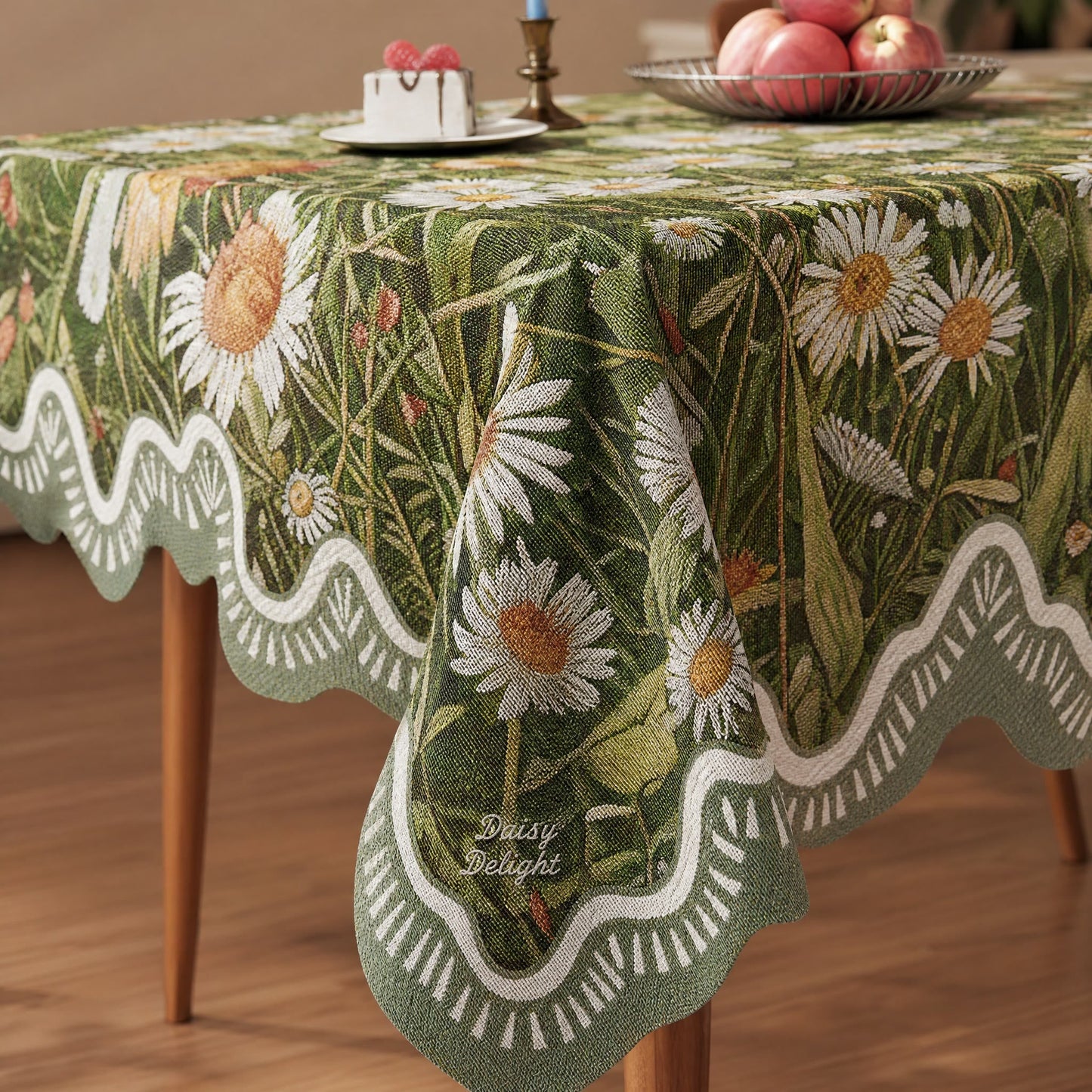 Woodland Wildflower & Daisy Tablecloth