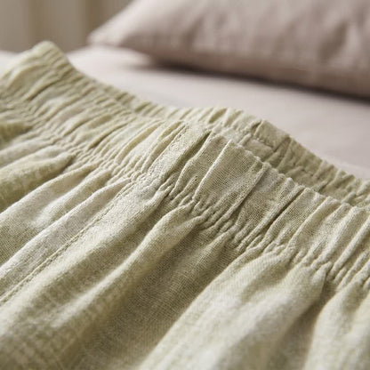 Light Floral & Subtle Gingham Button Loungewear Set