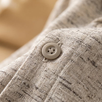 Cotton Heathered Marled Loungewear Set