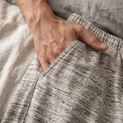 Cotton Heathered Marled Loungewear Set