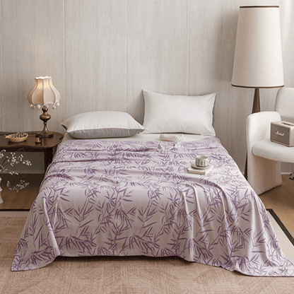 Multicolor Bamboo Leaf Bamboo Fiber Quilt