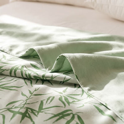 Multicolor Bamboo Leaf Bamboo Fiber Quilt