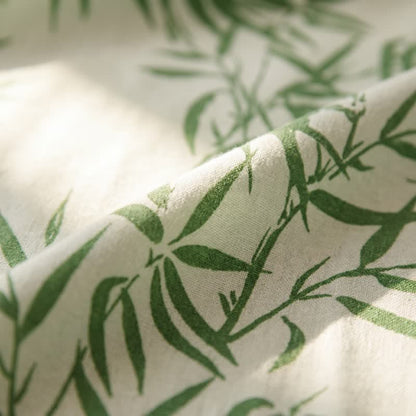 Multicolor Bamboo Leaf Bamboo Fiber Quilt