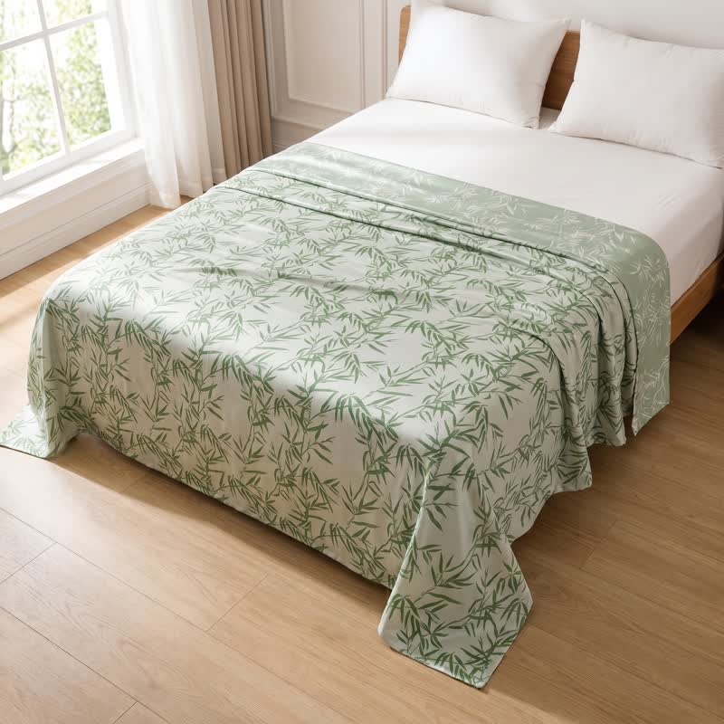 Multicolor Bamboo Leaf Bamboo Fiber Quilt