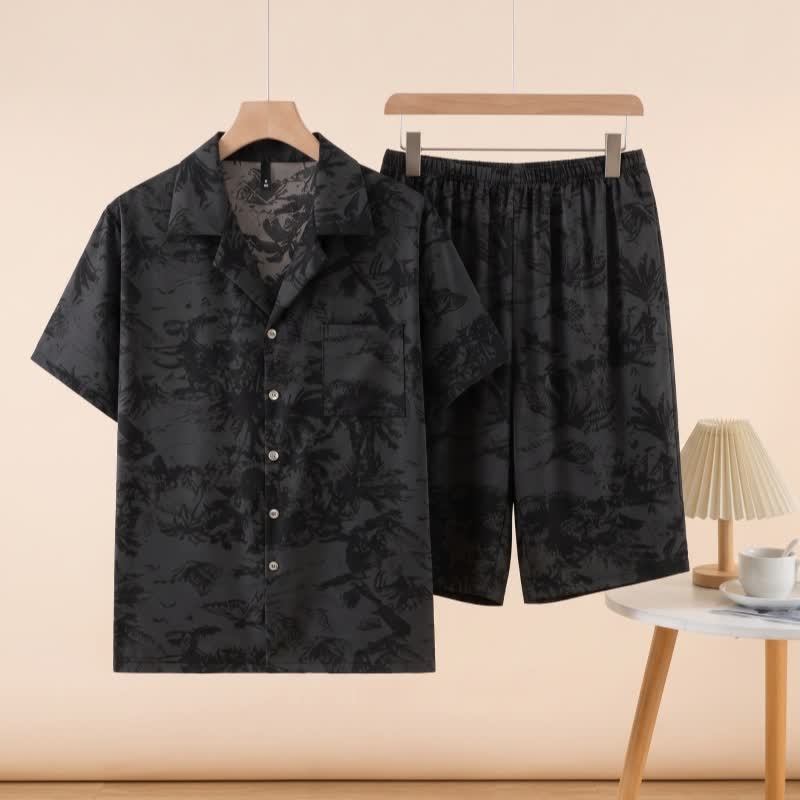 Unisex Dark Pattern Pajama Set