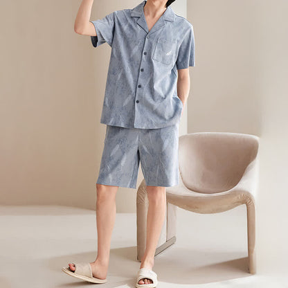 Unisex Feather Pure Cotton Pajama Set
