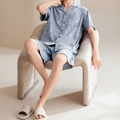 Unisex Feather Pure Cotton Pajama Set