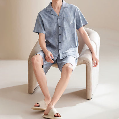 Unisex Feather Pure Cotton Pajama Set