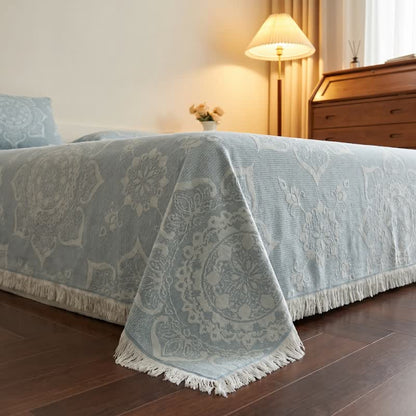 Multicolor Mandala Pattern Cotton Gauze Quilt
