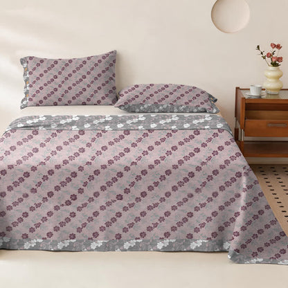 Elegant Floral Cotton Double Gauze Bedspread