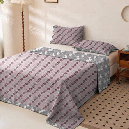 Elegant Floral Cotton Double Gauze Bedspread