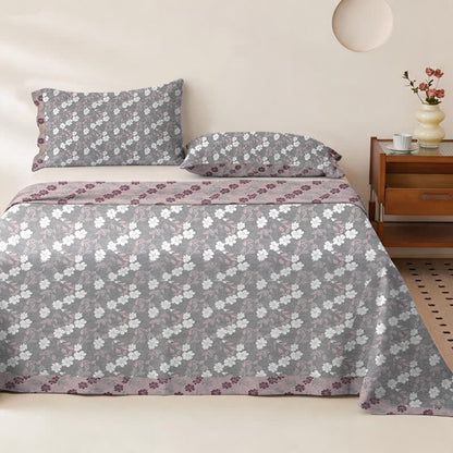 Elegant Floral Cotton Double Gauze Bedspread