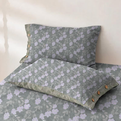 Elegant Floral Cotton Double Gauze Bedspread