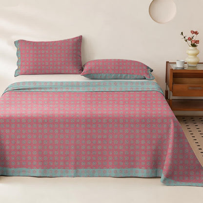 Vintage Pattern Cotton Double Gauze Bedspread