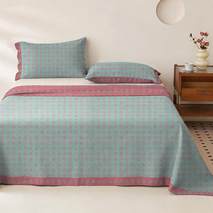 Vintage Pattern Cotton Double Gauze Bedspread
