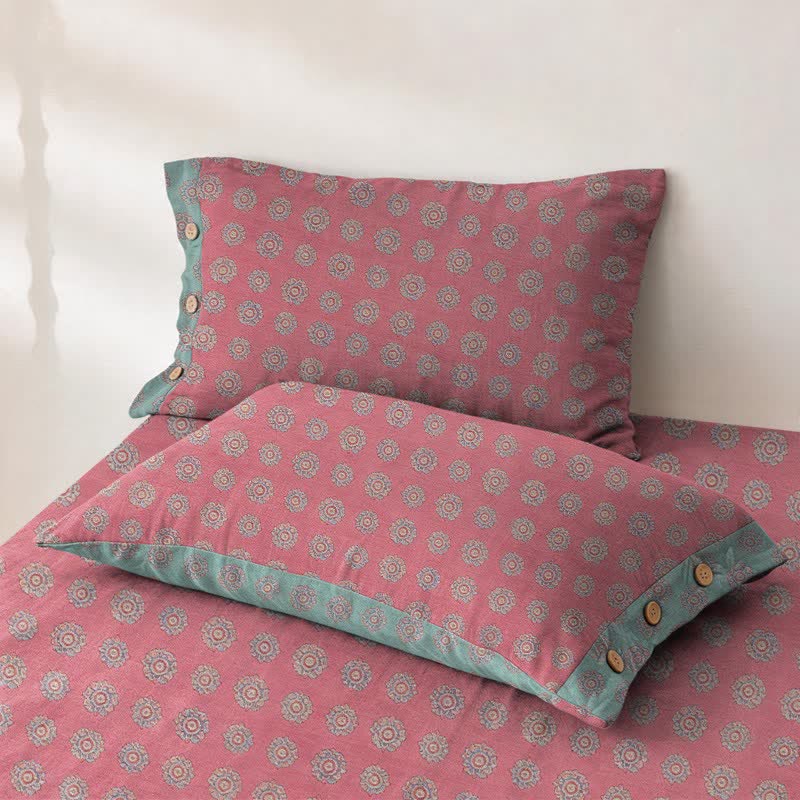 Vintage Pattern Cotton Double Gauze Bedspread