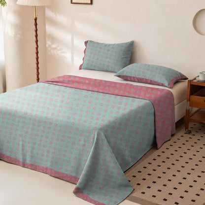 Vintage Pattern Cotton Double Gauze Bedspread