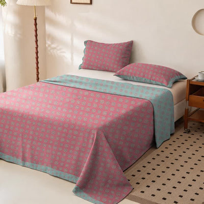 Vintage Pattern Cotton Double Gauze Bedspread