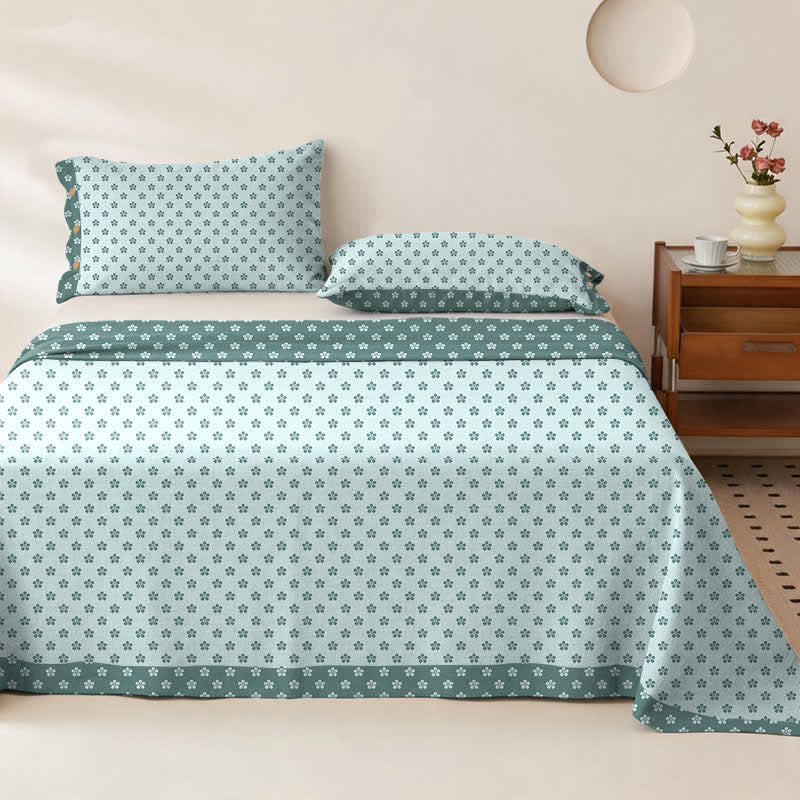 Cherry Blossom Cotton Double Gauze Bedspread