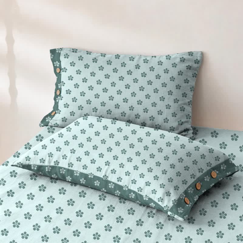 Cherry Blossom Cotton Double Gauze Bedspread