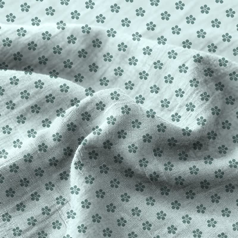 Cherry Blossom Cotton Double Gauze Bedspread