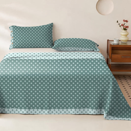 Cherry Blossom Cotton Double Gauze Bedspread