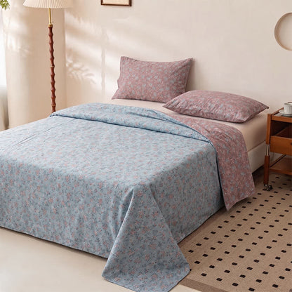 Ditsy Floral Reversible Cotton Gauze Bedspread