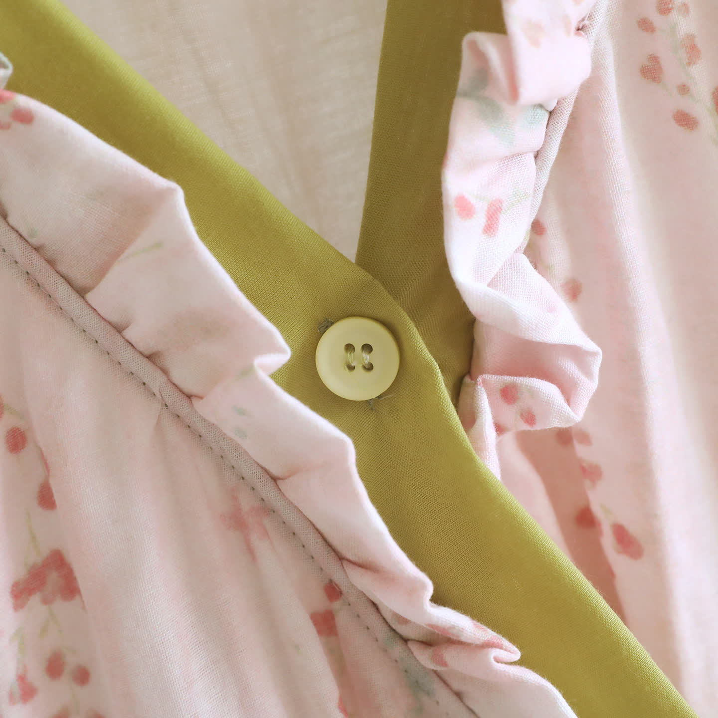 Floral Cotton Gauze Kimono Nightdress Loungewear
