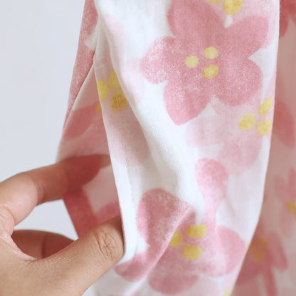 Sakura Floral Cotton Gauze Kimono Nightdress