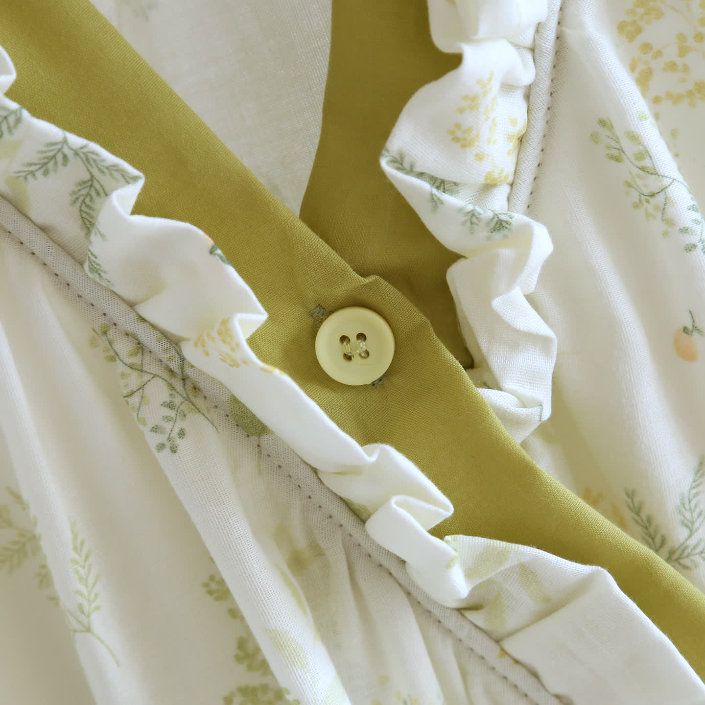Forest Herbarium Cotton Gauze Yukata Dress