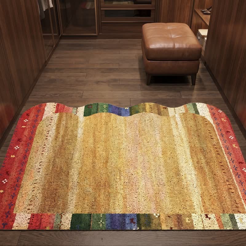 Vintage Persian Non-Slip Entry Rug