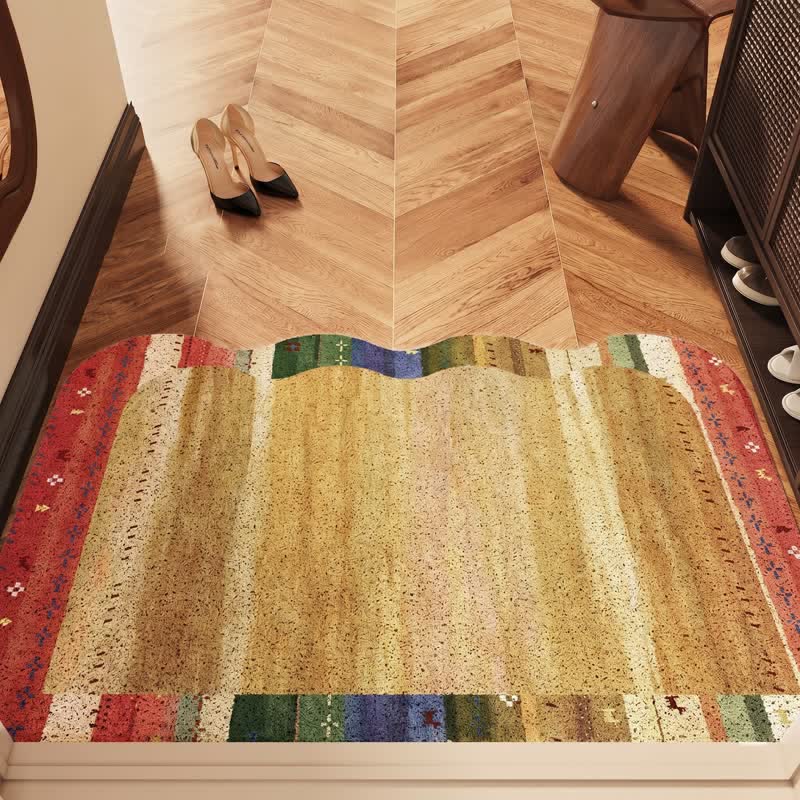 Vintage Persian Non-Slip Entry Rug