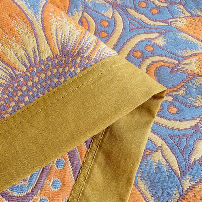 Boho Sunflower 3-Layer Muslin Cotton Quilt