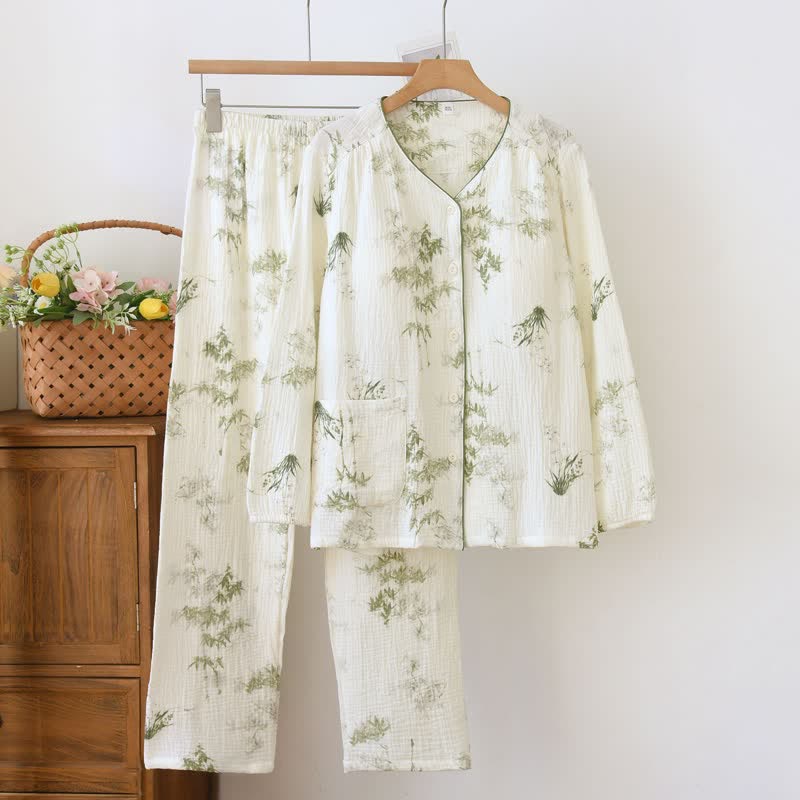 Bamboo Padded CottonWomen's Pajama Set
