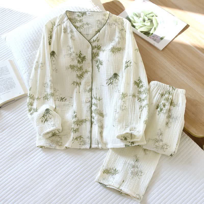 Bamboo Padded CottonWomen's Pajama Set
