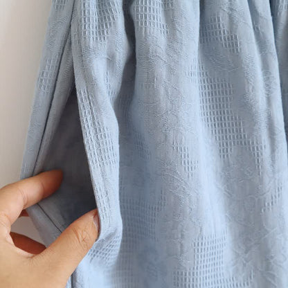 Sky Blue Cotton Pajama Set(PCS)