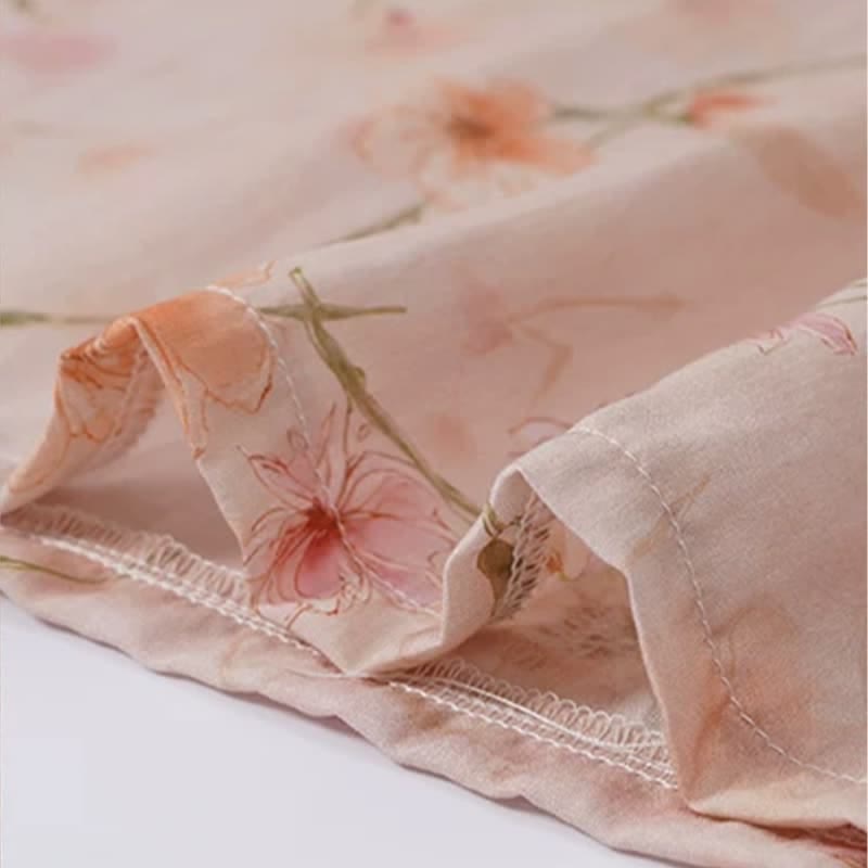 Floral Ruffle Sleeve Lounge Nightdress