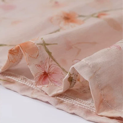 Floral Ruffle Sleeve Lounge Nightdress