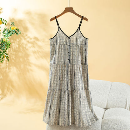 Boho Cotton Cami Women's Nightdress