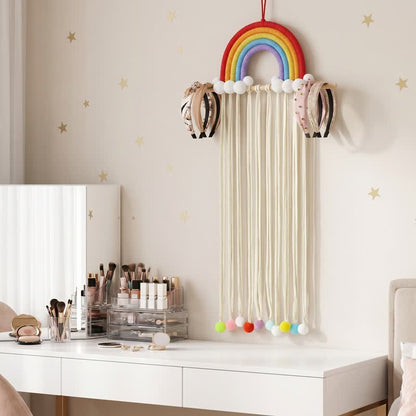 Handmade Nordic Rainbow Tassel Wall Hanging