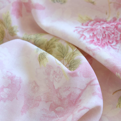 Hydrangea Floral Padded  Cropped Pants Nightwear