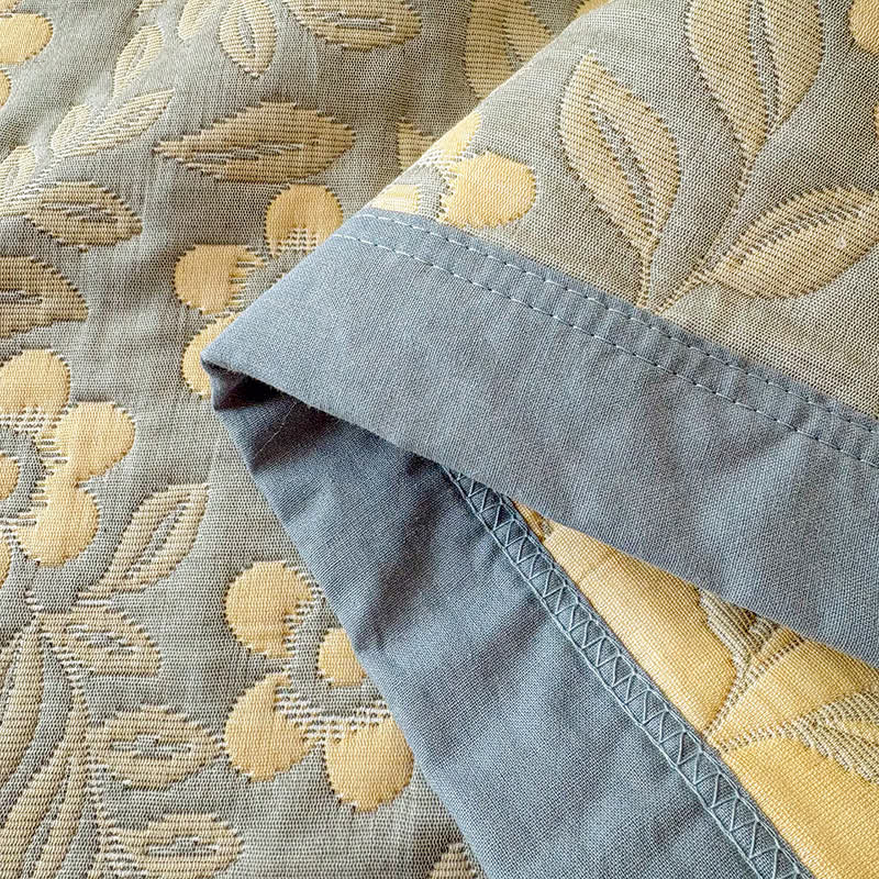 3-Layer Muslin Cotton Floral Blanket Quilt