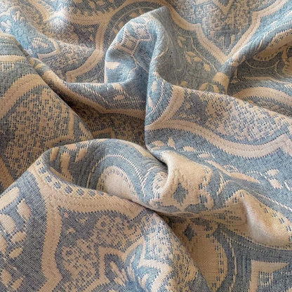 Milanese Medallion Tile Cotton Gauze Bedspread Quilt