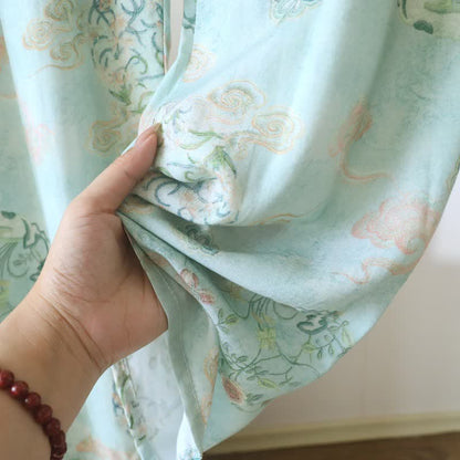 Oriental Traditional Floral Women's Pajamas