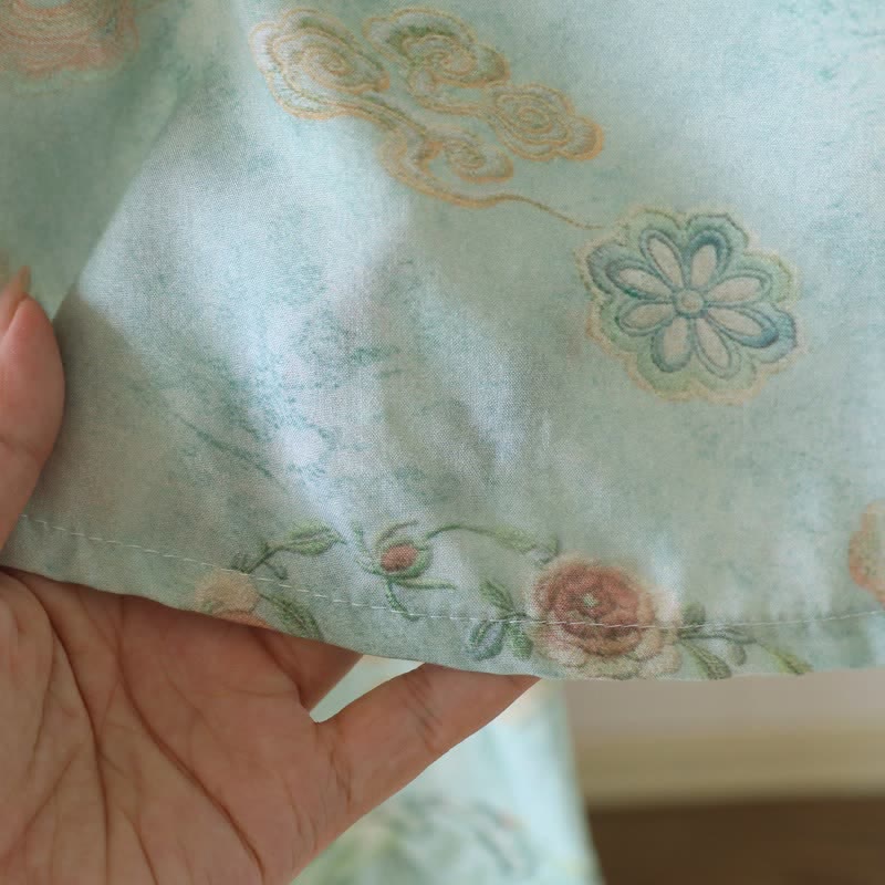 Oriental Traditional Floral Women's Pajamas