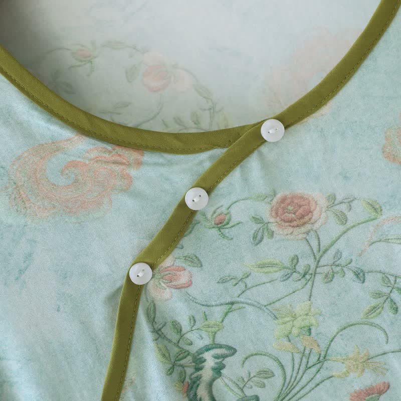 Oriental Traditional Floral Women's Pajamas